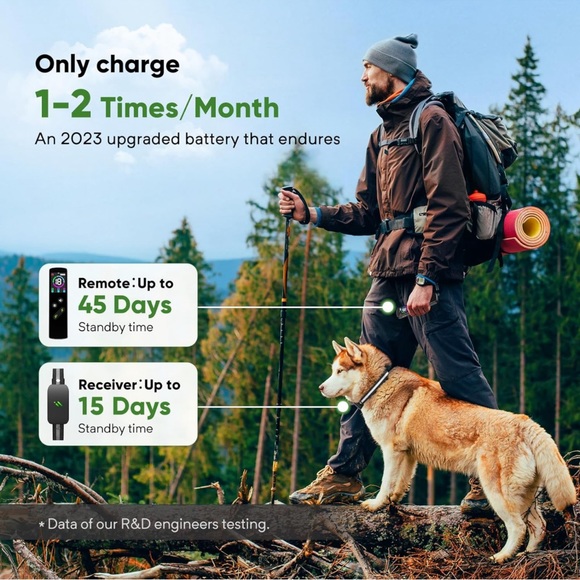 Dog Shock Collar with 10 Levels Beep for Large Medium Small Dogs (8-120Lbs) - Picture 7 of 12